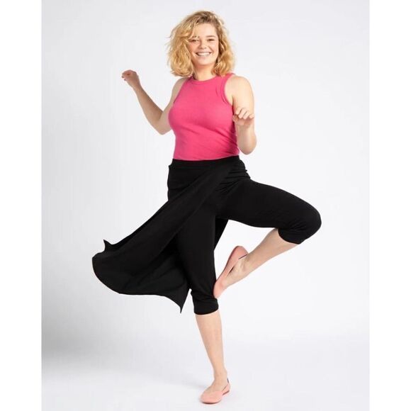 Betabrand Sassiest Wrap Skirt/Pant‎ - Picture 9 of 10